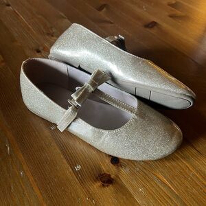 Sparkly Gold Mary Jane Flats by Gymboree size